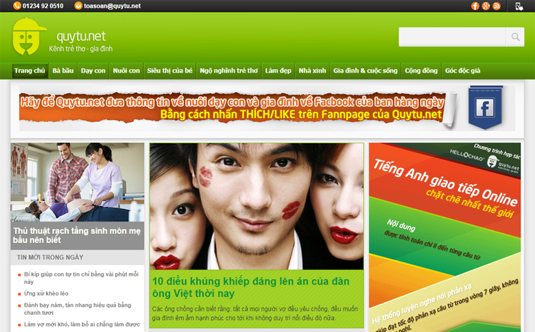 Thiết kế web cổng thông tin điện tử Quảng Nam