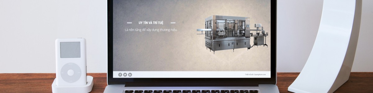 Thiết kế web Công ty chế tạo máy Dũng Phát